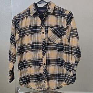 🇺🇦 New Big Boy Dressy Plaid Shirt Holidays Christmas Festive